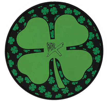 Picture of KR Strikeforce Round Shammy Leather Pad Shamrock