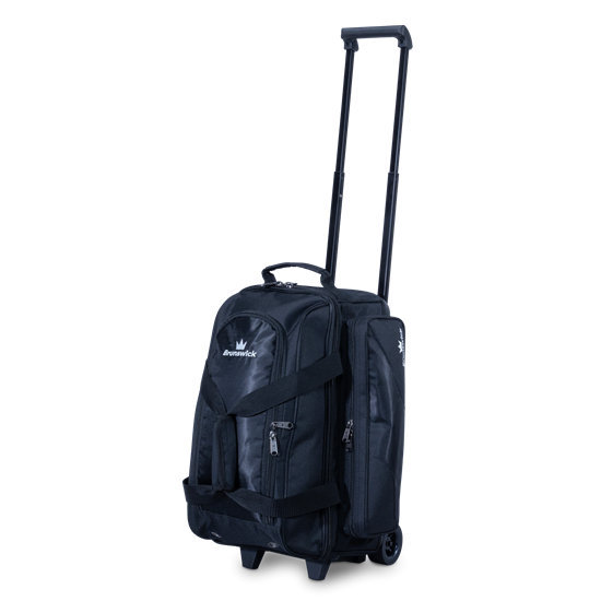 Picture of Brunswick Zone Double 2 Ball Roller Black Bowling Bag