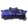 Picture of Brunswick Hybrid 3 Ball Triple Roller Black Blue Bowling Bag