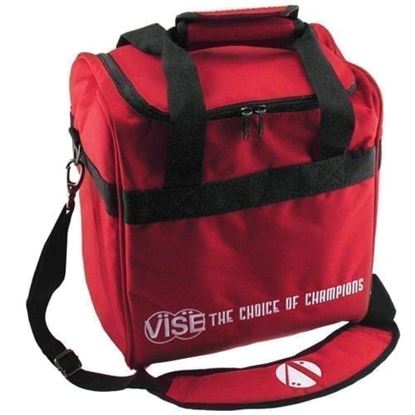 Picture of VISE 1 Ball Single Tote Red Bowling Bag