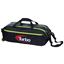 Picture of Turbo Pursuit 3 Ball Travel Tote Black Lime Bowling Bag